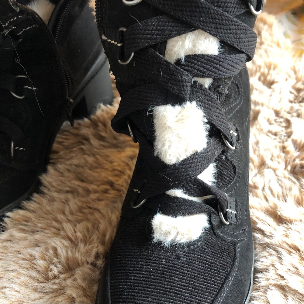 Jelly pop Fur Trimmed Fashion Booties